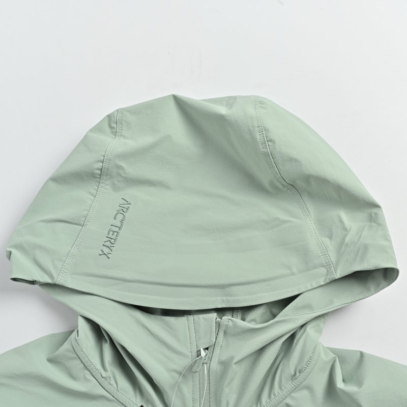 Essentials Fear of God Sage Green Zip-Up Windbreaker Jacket view