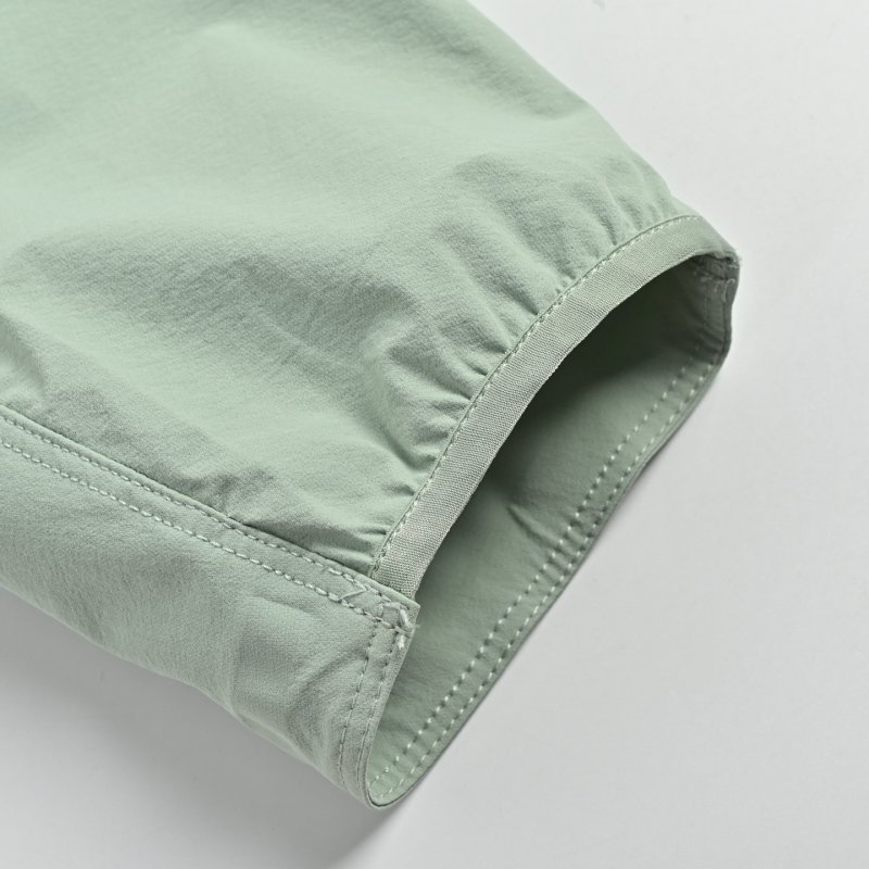 Essentials Fear of God Sage Green Zip-Up Windbreaker Jacket view