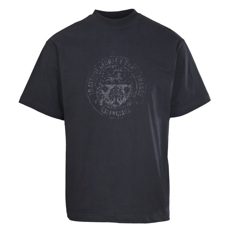 Chrome Hearts Black Vintage Seal Logo T-Shirt view