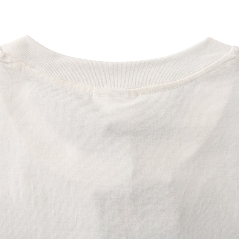 White Graphic Short Sleeve T-Shirt with Camo Ape Design view