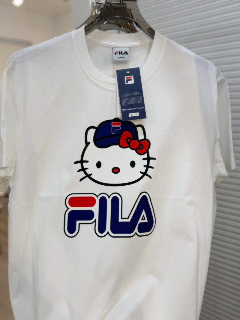 FILA x Sanrio White Logo T-Shirt view
