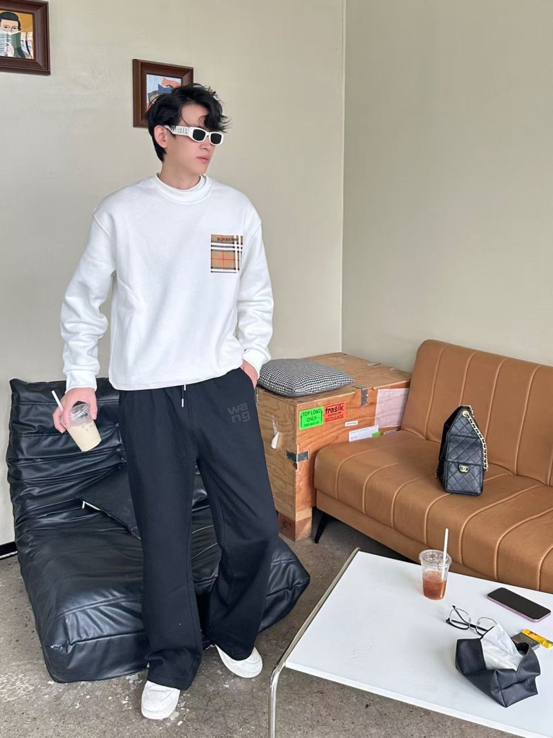 Black Drawstring Cargo Pants with Utility Pockets view