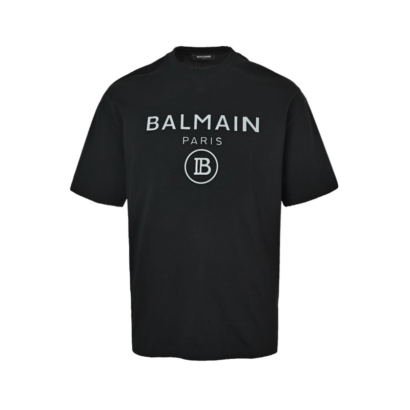 Balmain Paris Logo Black T-Shirt view