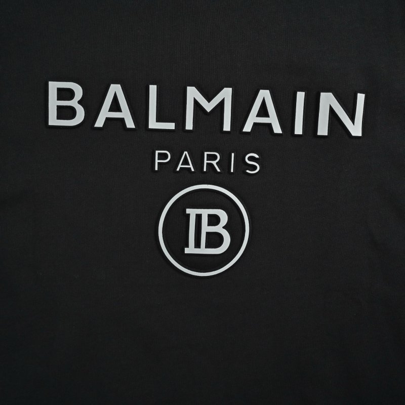 Balmain Paris Logo Black T-Shirt view