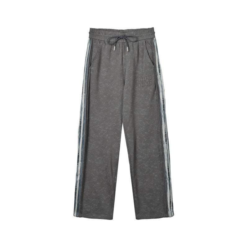 Charcoal Grey Relaxed Fit Trousers view