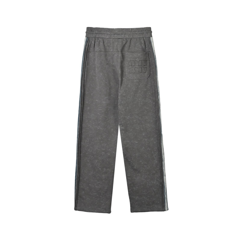 Charcoal Grey Relaxed Fit Trousers view