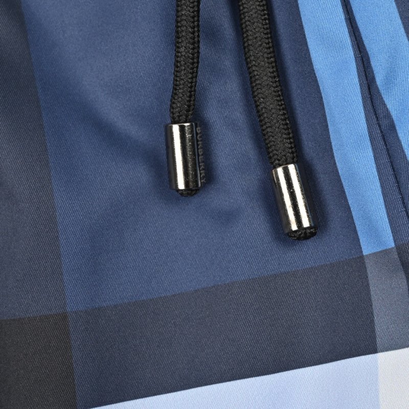 Burberry Classic Check Beach Shorts Navy Blue view
