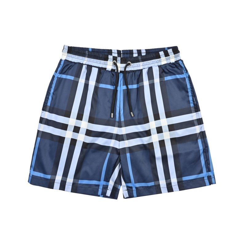Burberry Classic Check Beach Shorts Navy Blue view
