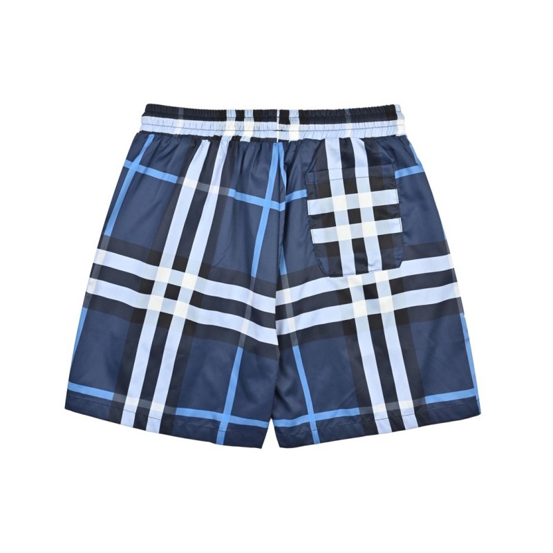 Burberry Classic Check Beach Shorts Navy Blue view