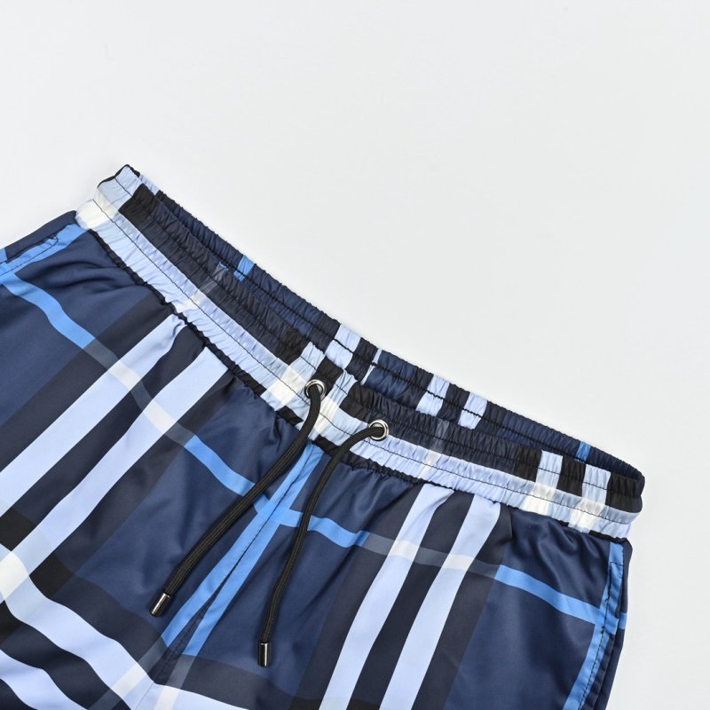 Burberry Classic Check Beach Shorts Navy Blue view
