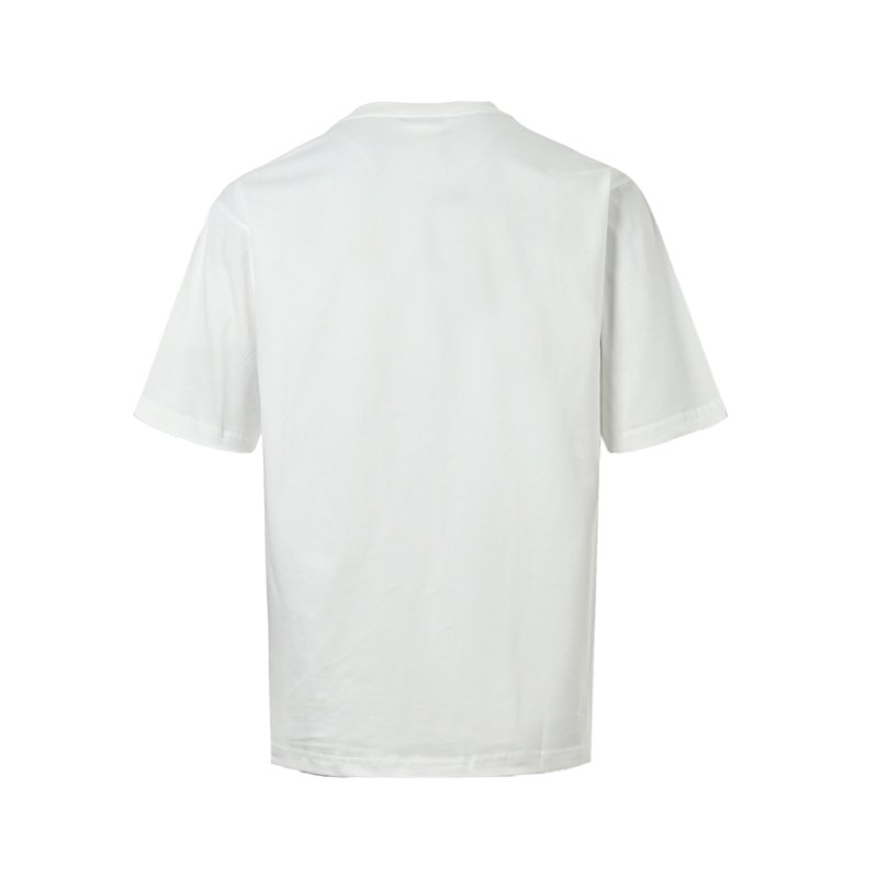 White Oversized Short Sleeve T-Shirt with Pleated Hem view