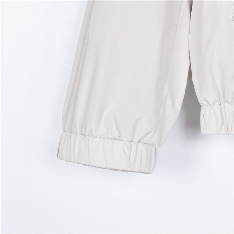 Zegna Beige Lightweight Track Jacket view