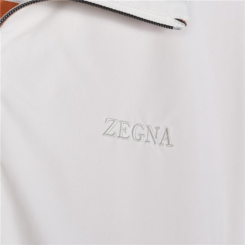 Zegna Beige Lightweight Track Jacket view