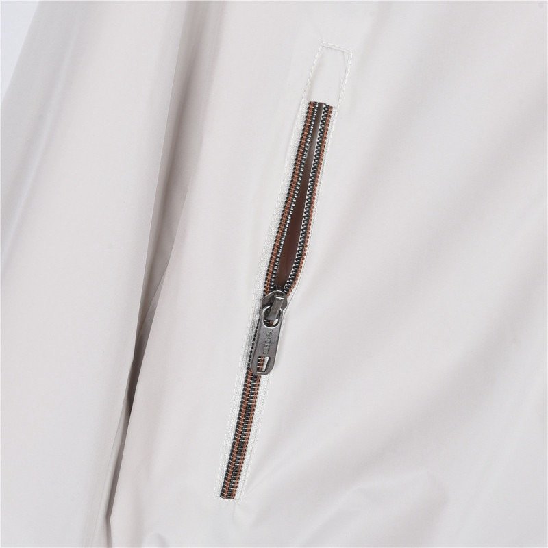 Zegna Beige Lightweight Track Jacket view