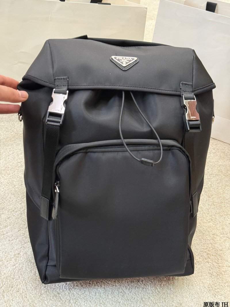 Prada Re-Nylon Black Backpack view