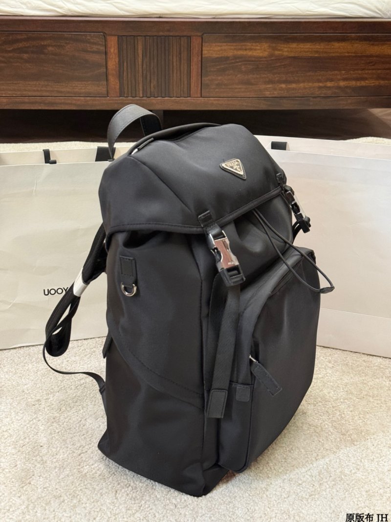 Prada Re-Nylon Black Backpack view