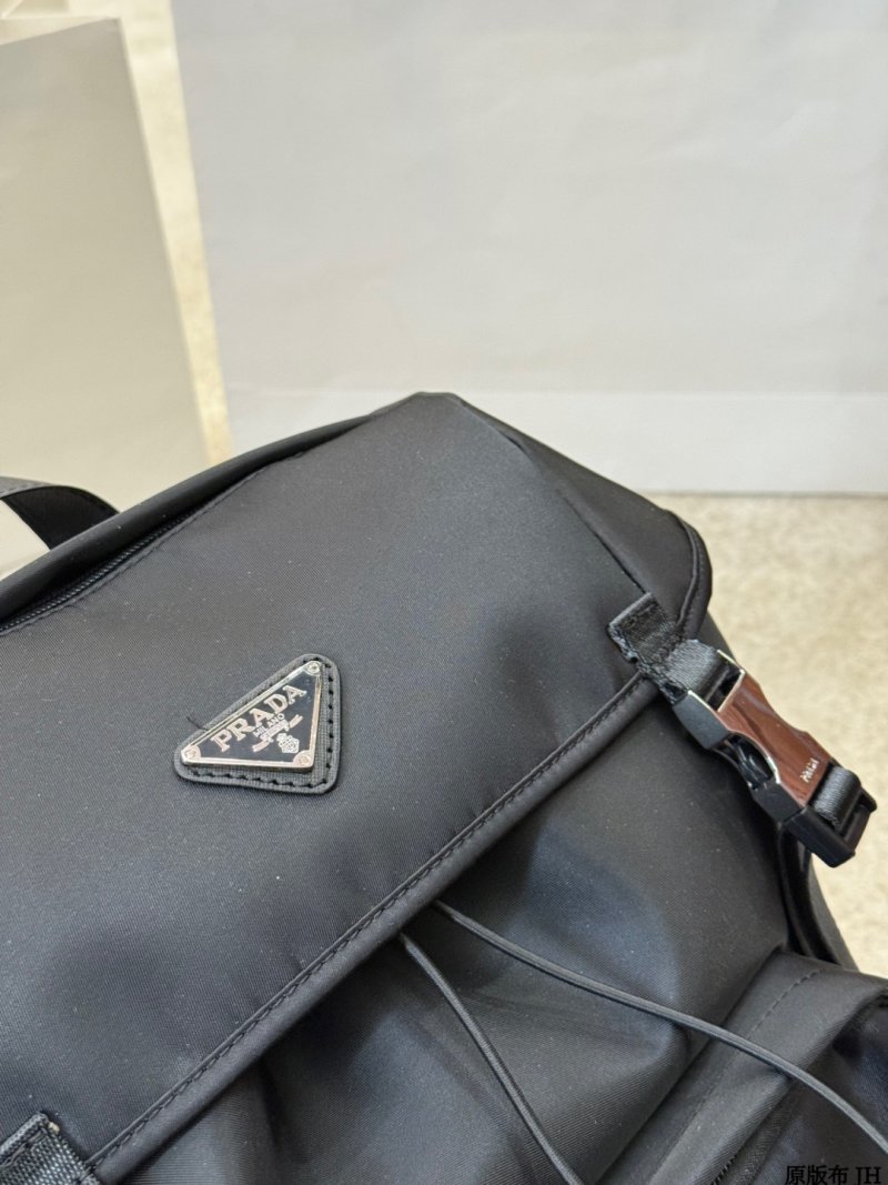 Prada Re-Nylon Black Backpack view