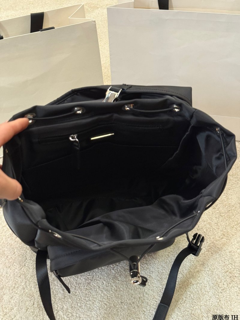 Prada Re-Nylon Black Backpack view