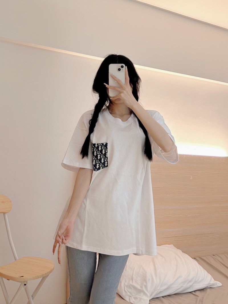 Dior Monogram White Short Sleeve T-Shirt view