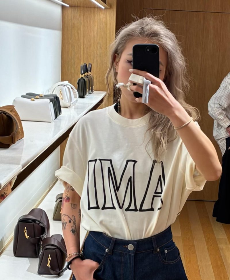 Amiri White Outline Logo T-Shirt view