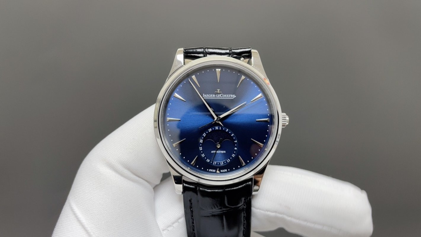 Jaeger-LeCoultre Master Ultra-Thin Moonphase Blue Dial
