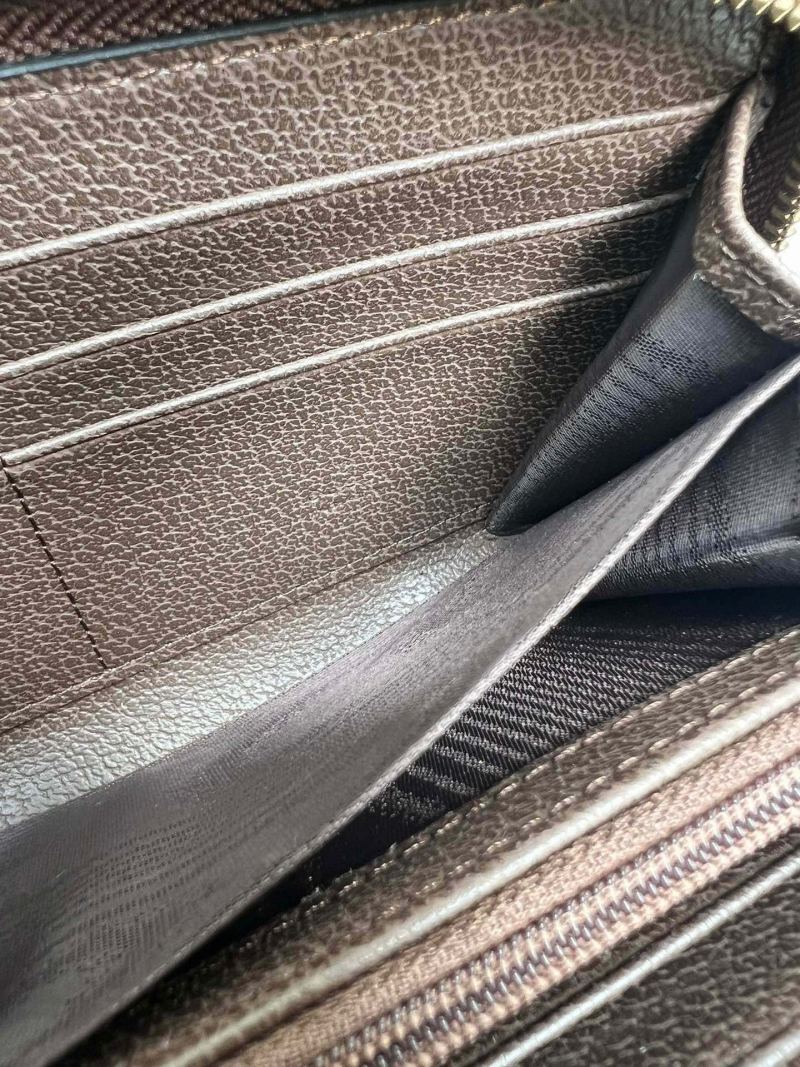 Gucci Ophidia GG Supreme Zip Wallet - Ebony view