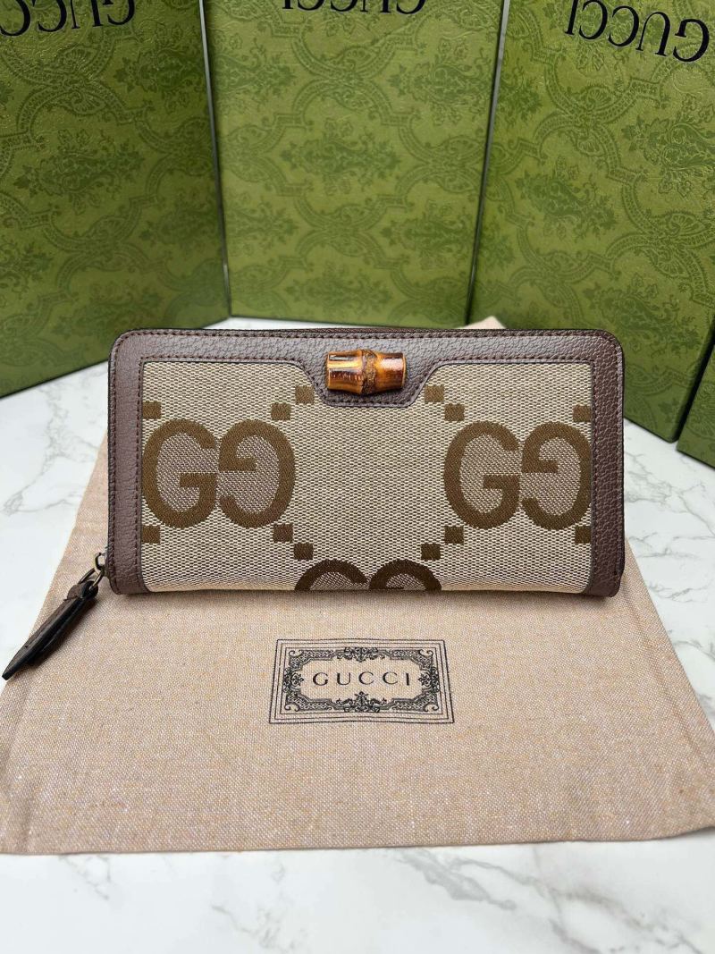 Gucci Ophidia GG Supreme Zip Wallet - Ebony view
