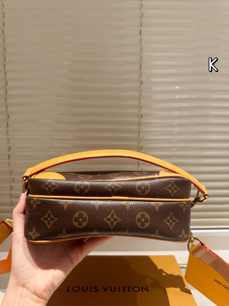 Louis Vuitton Monogram Canvas Dual-Compartment Messenger Bag Brown view