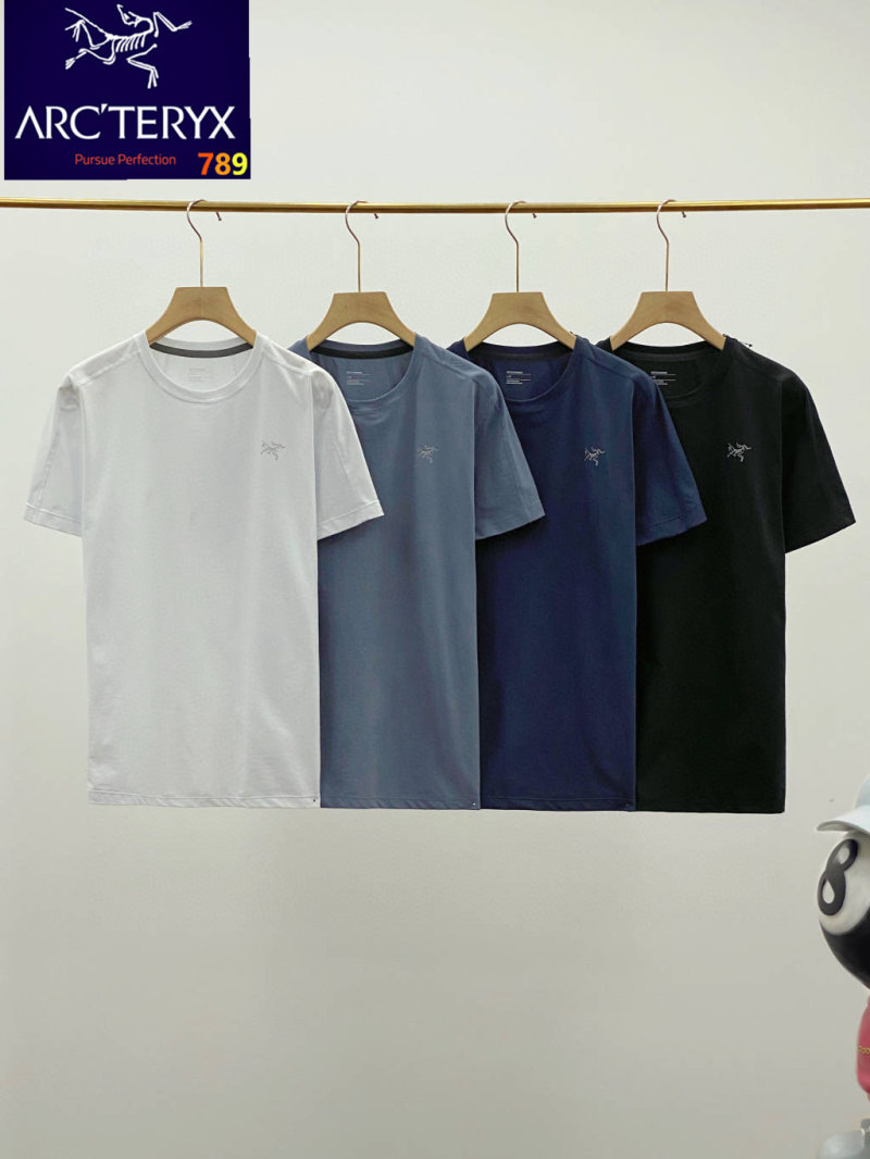 Arc'teryx Short Sleeve Half-Zip Mock Neck T-Shirt Sage view
