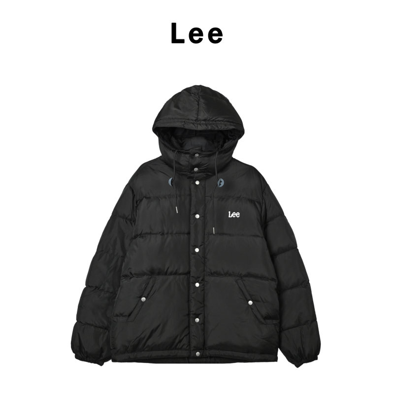 Black Oversized Puffer Down Jacket view