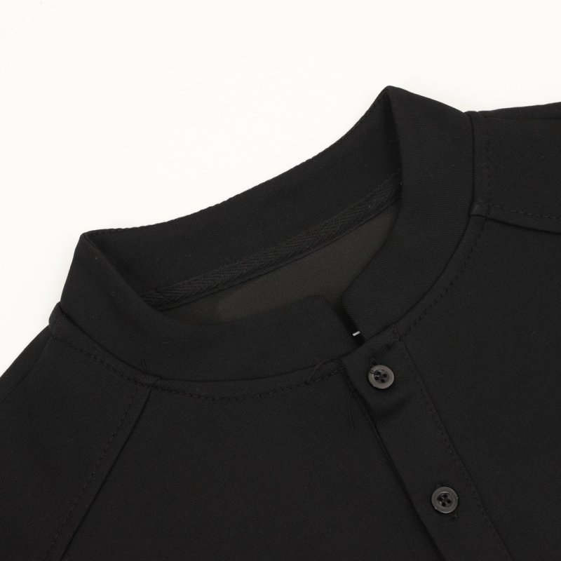 Lululemon Black Long Sleeve Polo Shirt view