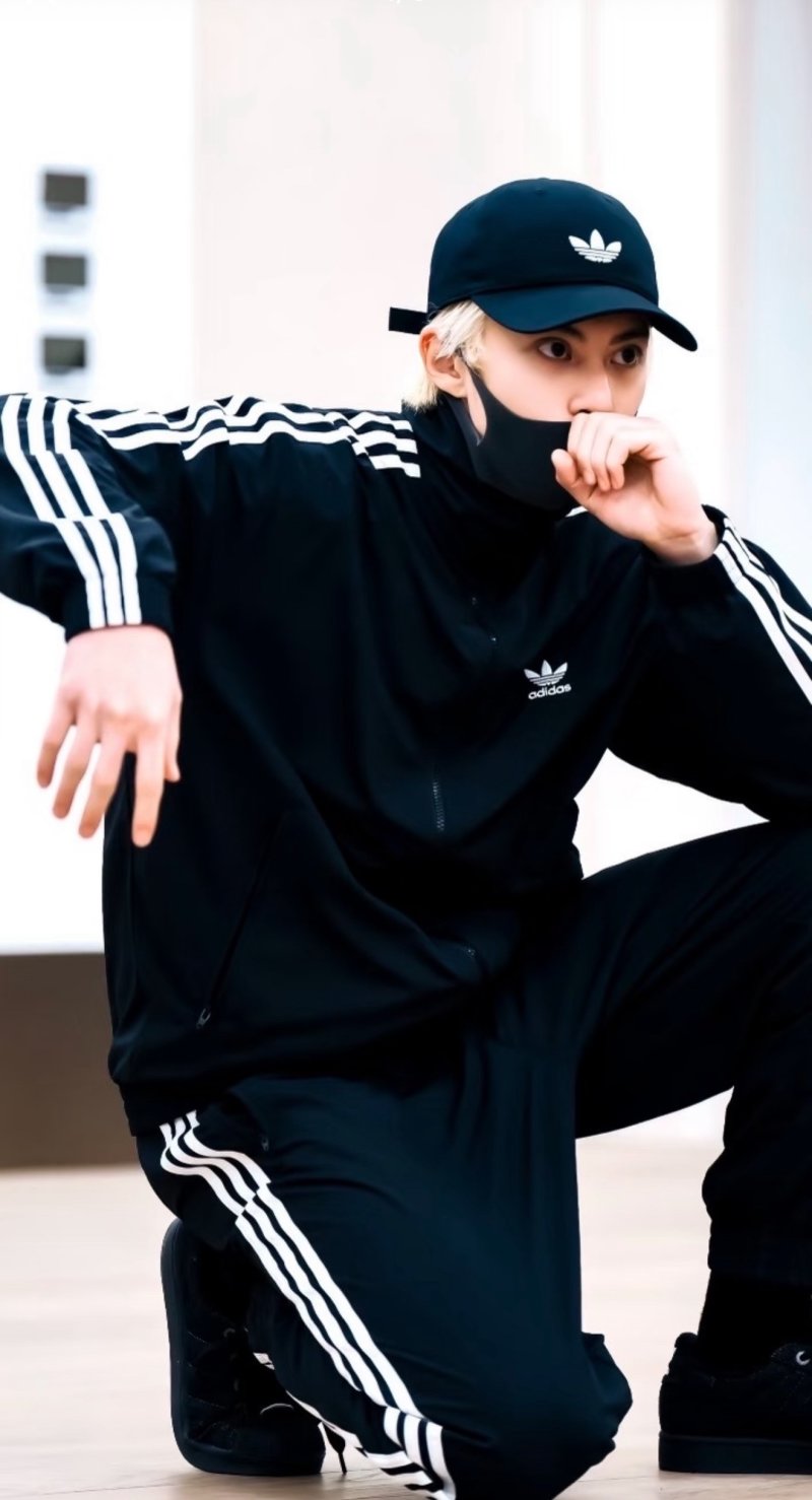 Adidas Black 3-Stripe Track Jacket