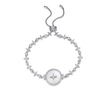 APM Monaco Eternelle Star Mother-of-Pearl Silver Bracelet view 2