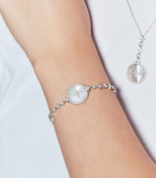 APM Monaco Eternelle Star Mother-of-Pearl Silver Bracelet view 3