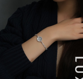 APM Monaco Eternelle Star Mother-of-Pearl Silver Bracelet view 5