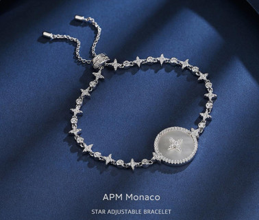 APM Monaco Eternelle Star Mother-of-Pearl Silver Bracelet view 6