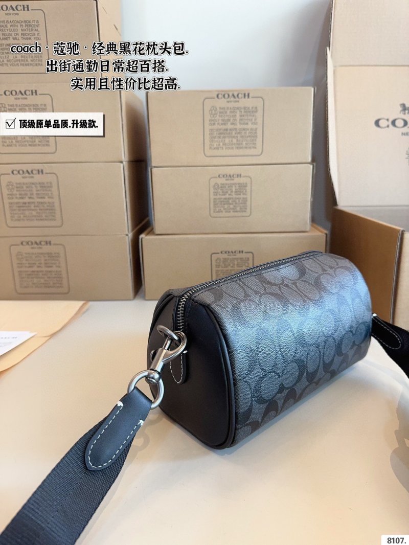Coach Classic Black Monogram Crossbody Bag