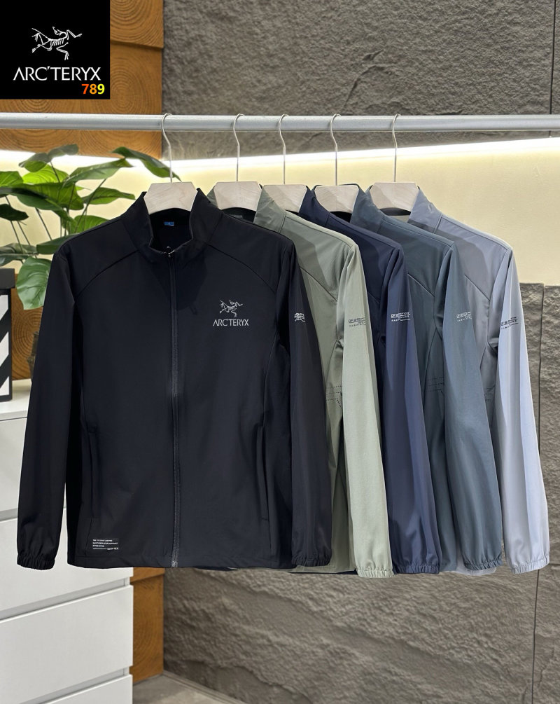 Arc'teryx Navy Windbreaker Hooded Jacket view