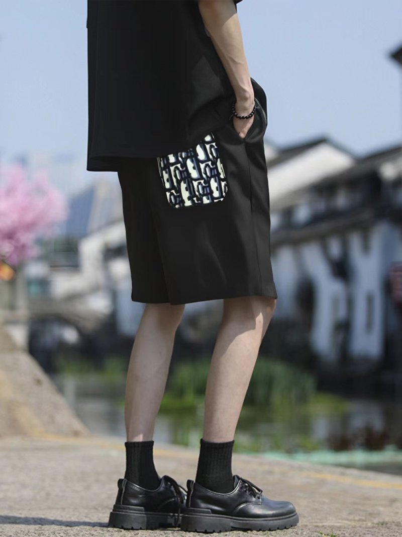 Dior Black Logo Shorts view
