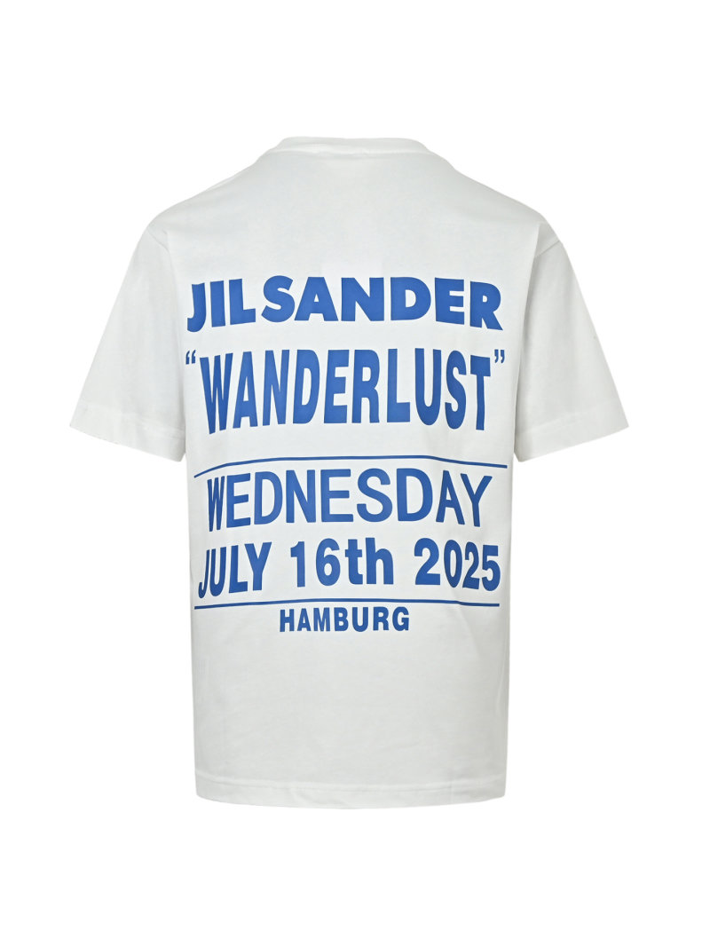 Cream Graphic Print Short Sleeve T-Shirt - Window Scene view