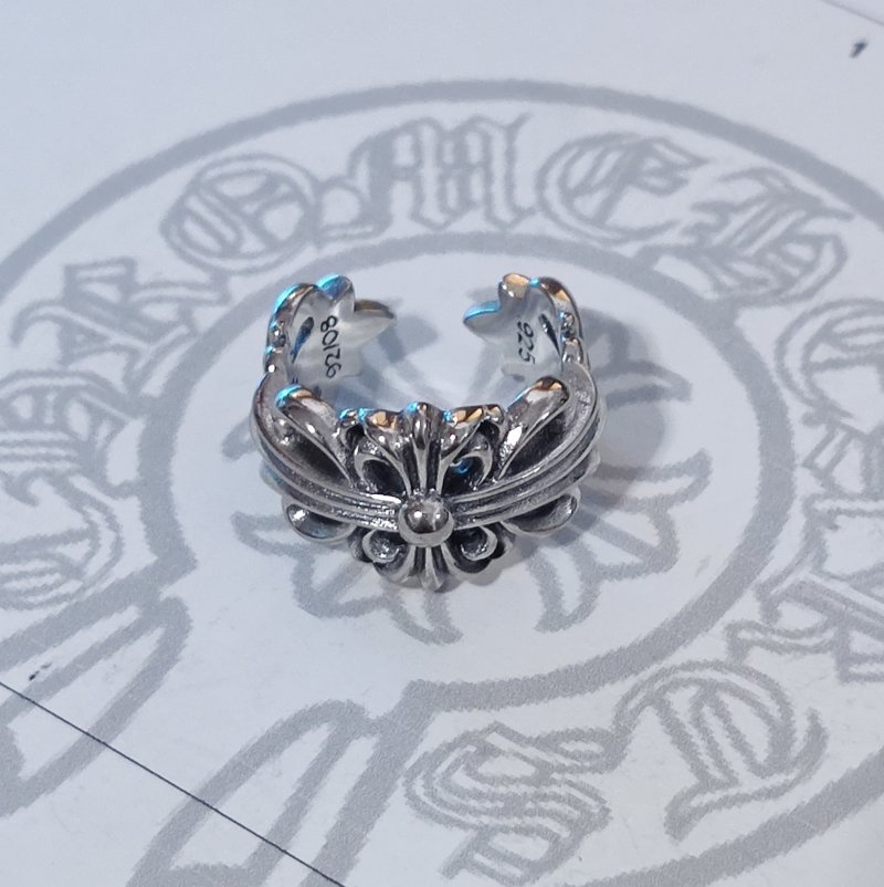 Chrome Hearts Gothic Script Silver Ring view