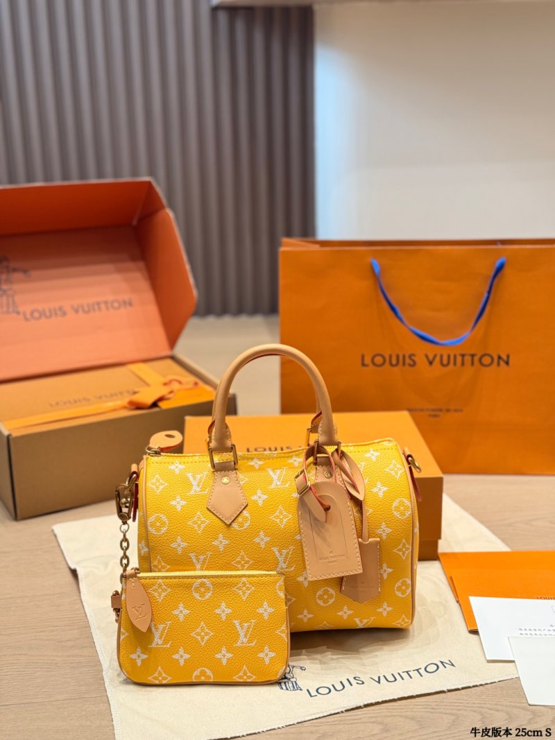Louis Vuitton Speedy P44 Monogram Yellow Handbag 25cm view