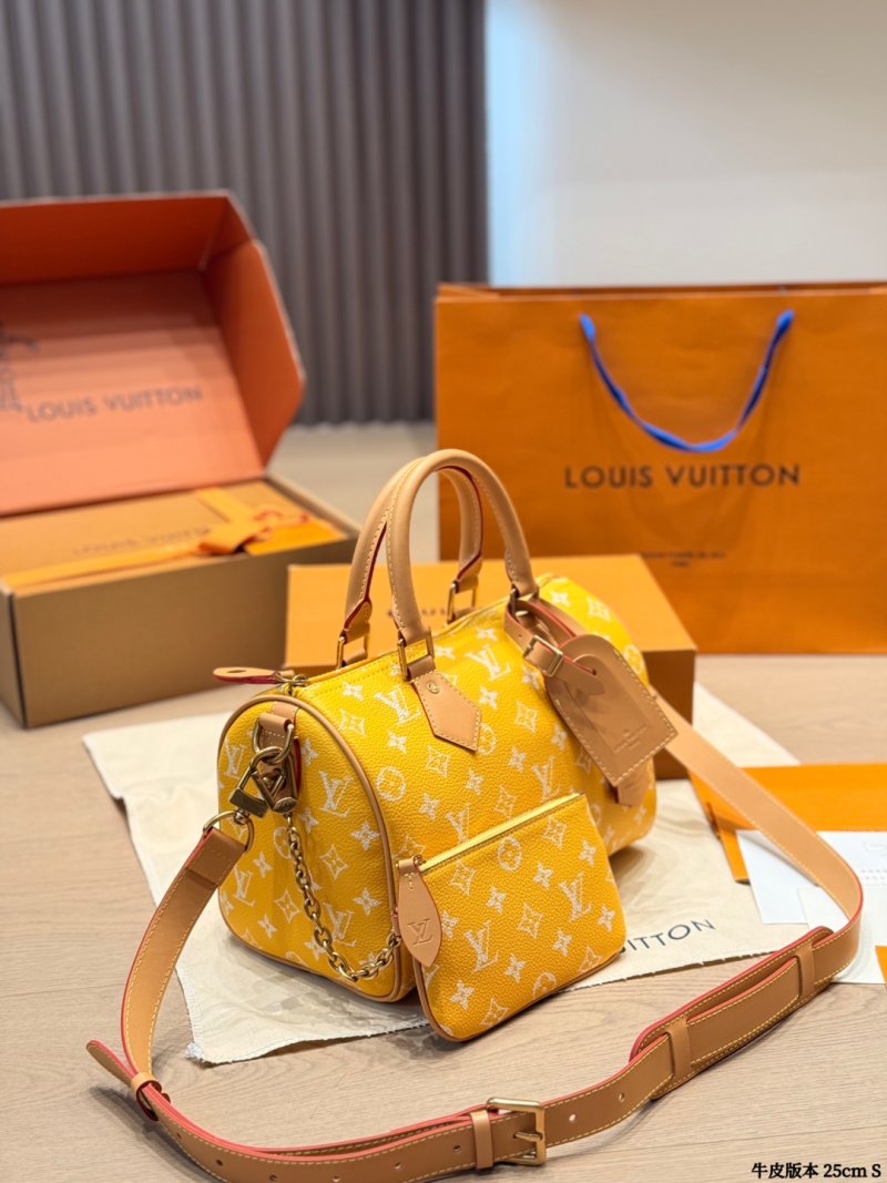 Louis Vuitton Speedy P44 Monogram Yellow Handbag 25cm view