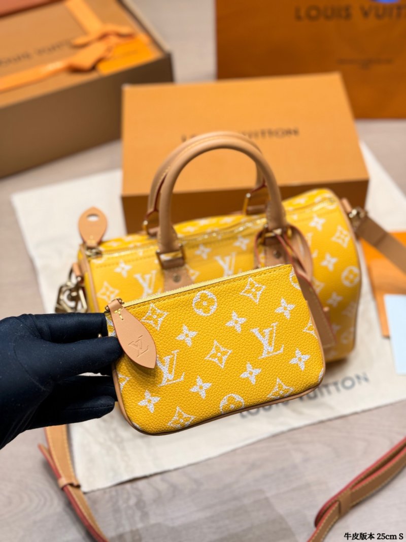 Louis Vuitton Speedy P44 Monogram Yellow Handbag 25cm view