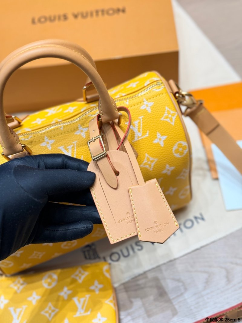 Louis Vuitton Speedy P44 Monogram Yellow Handbag 25cm view