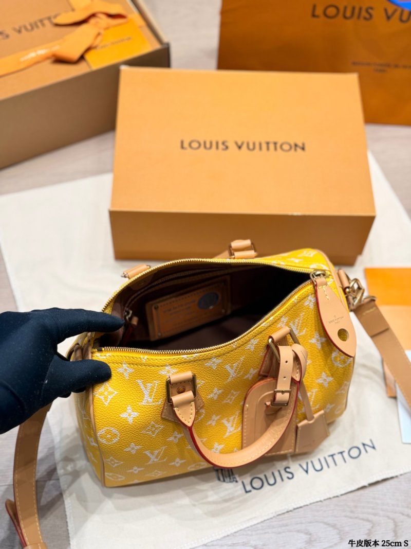 Louis Vuitton Speedy P44 Monogram Yellow Handbag 25cm view