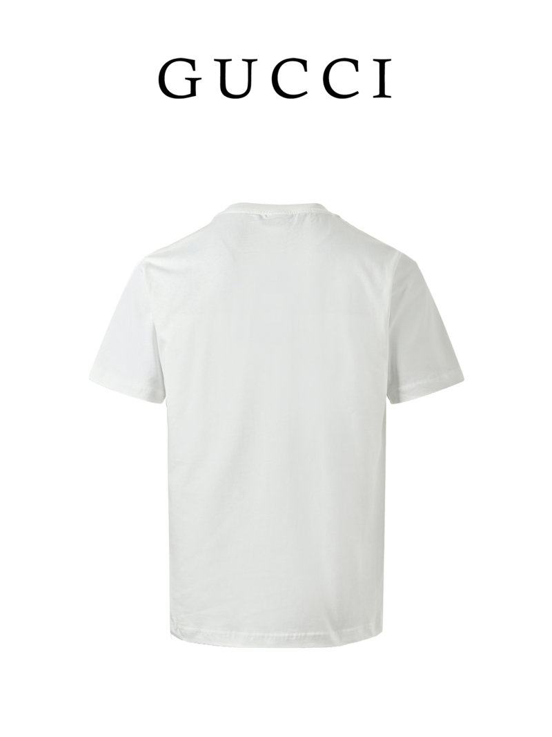 Gucci Horsebit Web Stripe White T-Shirt view