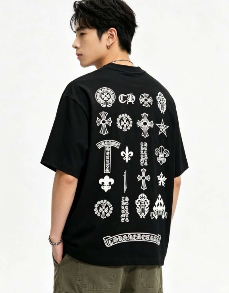 Black Graphic Short Sleeve T-Shirt view