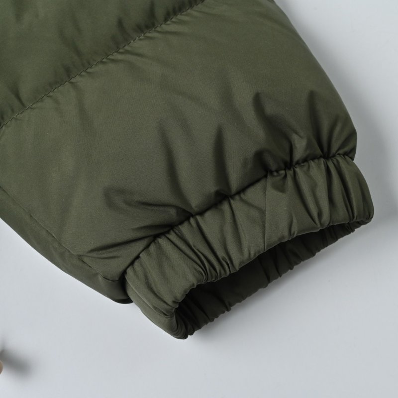 Moncler Olive Green Puffer Down Jacket view