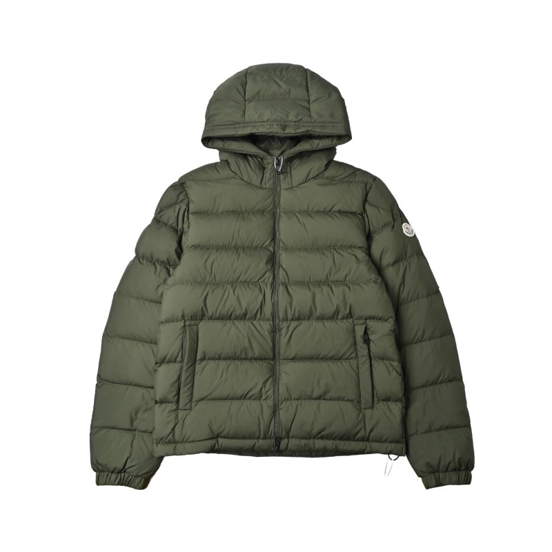 Moncler Olive Green Puffer Down Jacket view